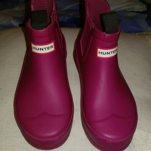 Girls hunter rain boots